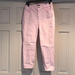 NYDJ Ankle Pink Denim crop jeans